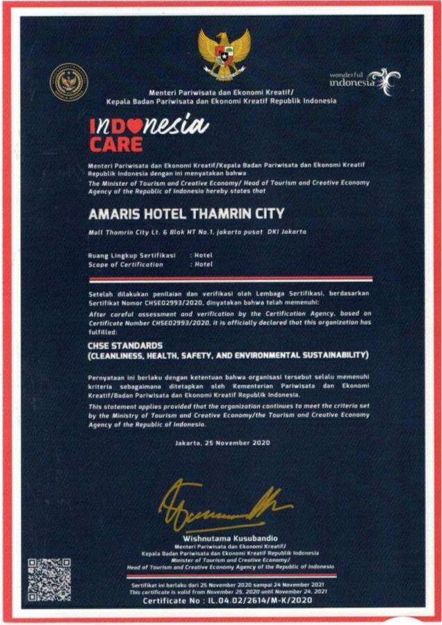 Amaris Hotel Thamrin City Jakarta Buitenkant foto